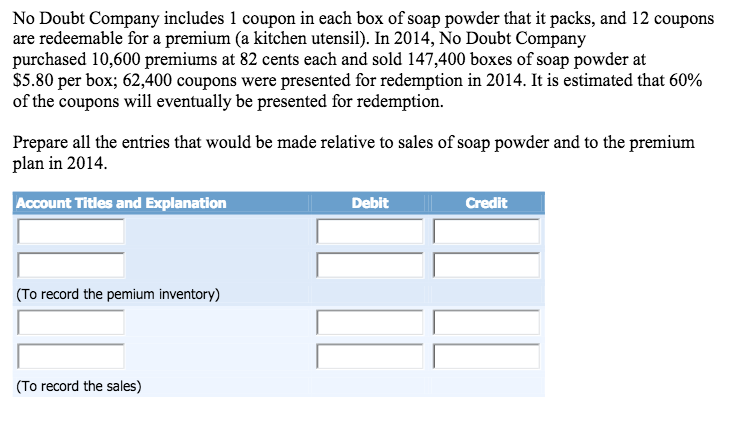 *SHOW STEP BY STEP* No Doubt Company includes 1 coupon in each