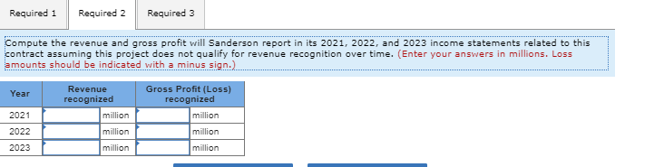 completion [LO6-9] On June 15, 2021, Sanderson Construction entered into a long-term