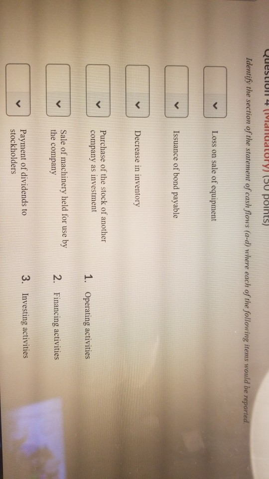 can you answer please Question 4 (vandatory (50 points) Identify the