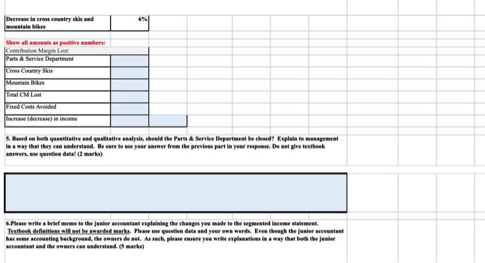 heyal the final aainev. \begin{tabular}{|l|r|} \hline Deerease in cress country skis aad