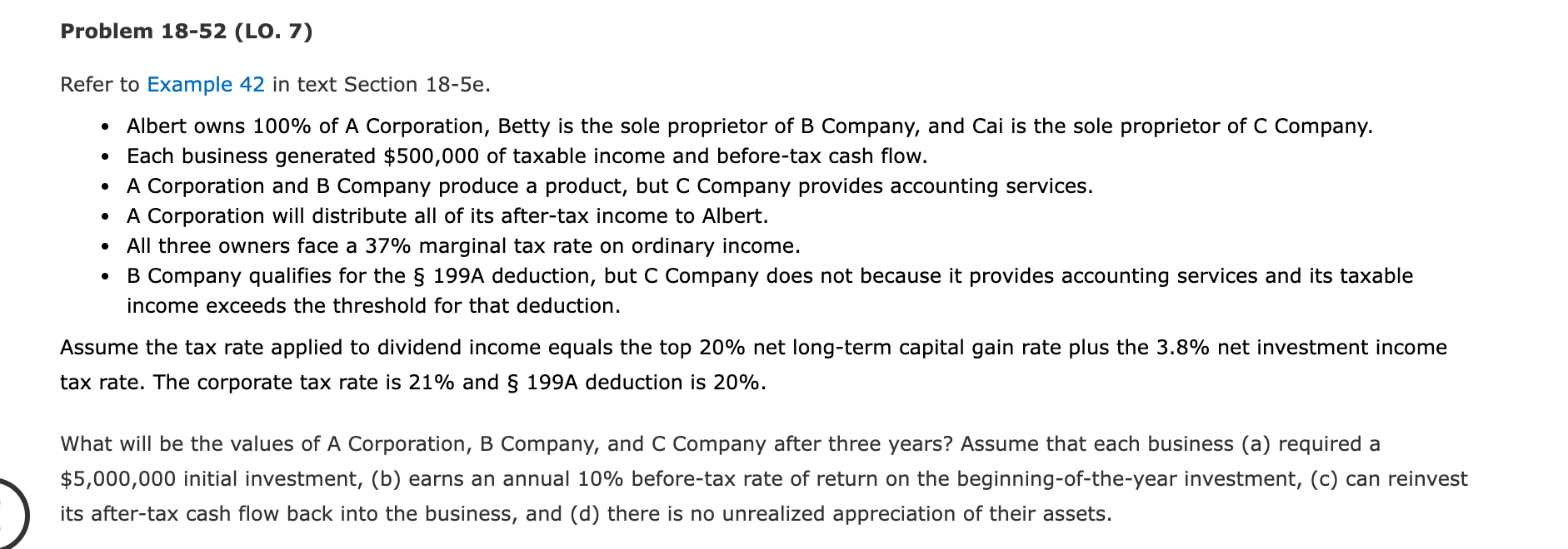  Please help me with what i did wrong thanks Problem 18-52