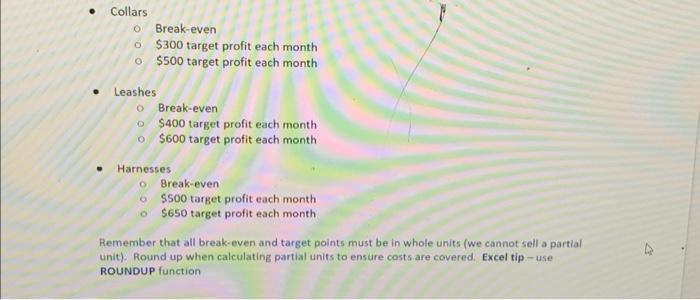analysis filled out. thank you 3 Milestone Two - Contribution Margin Analysis
