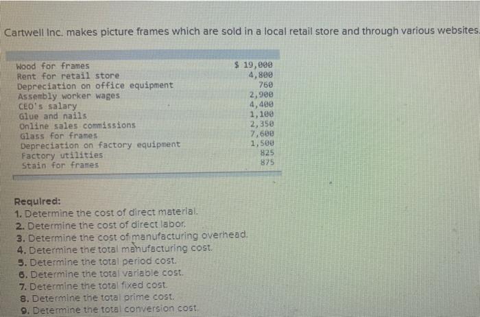  WRITE out each answer and circle/higlight them as well. whole Question