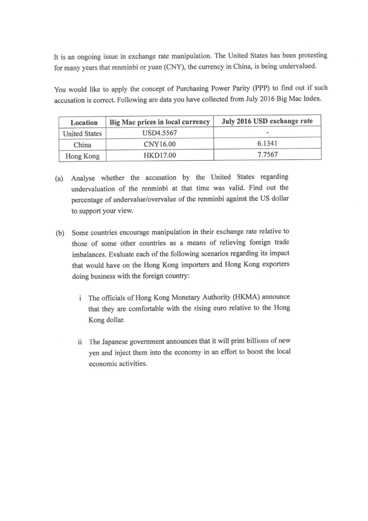 It is an ongoing issue in exchange rate manipulation. The United