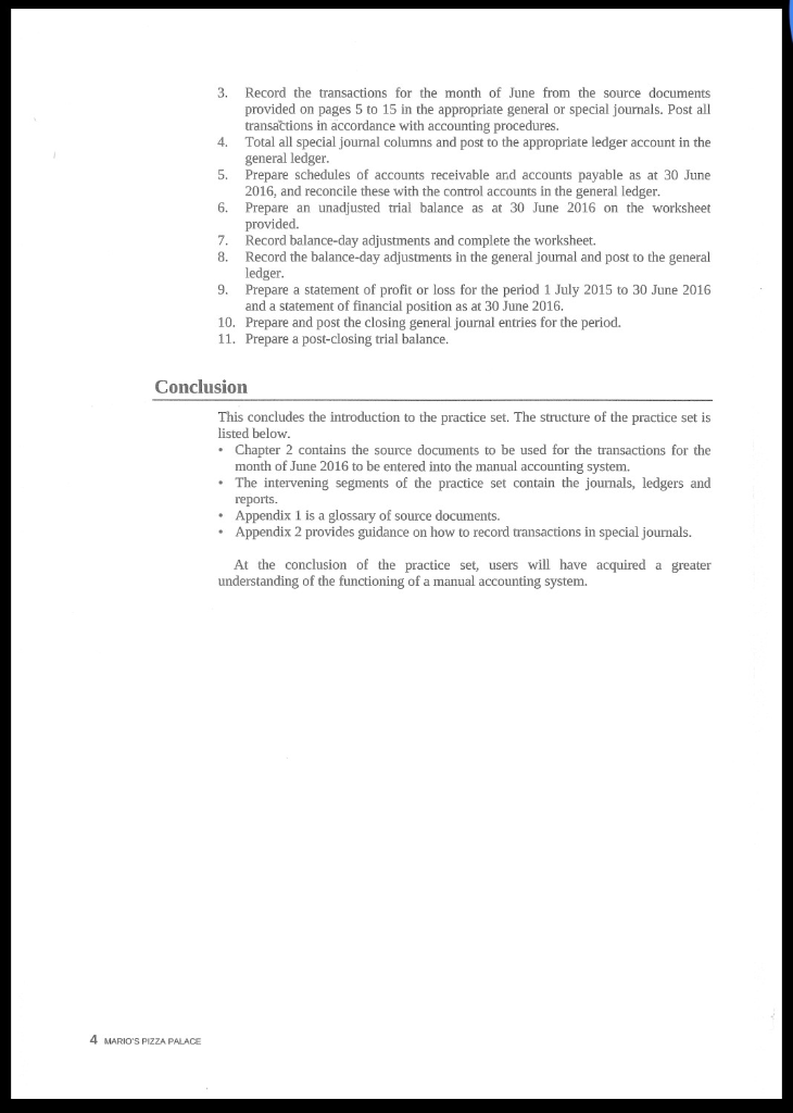 practice set provides experience in manually recording and posting a variety of