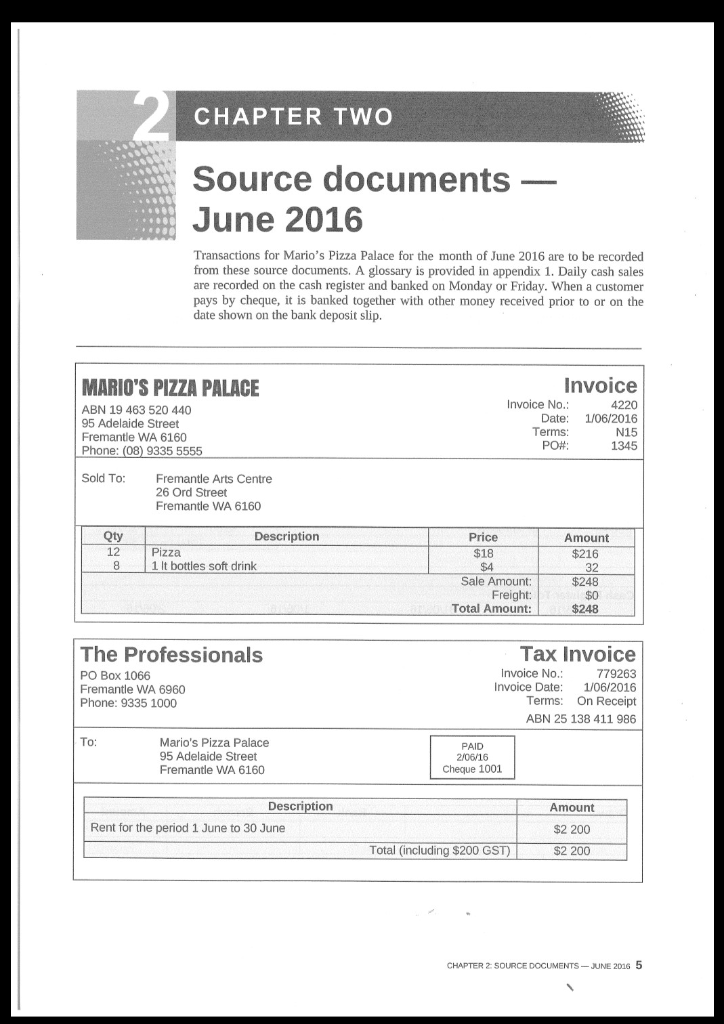 business transactions common to a small business, so that students gain an