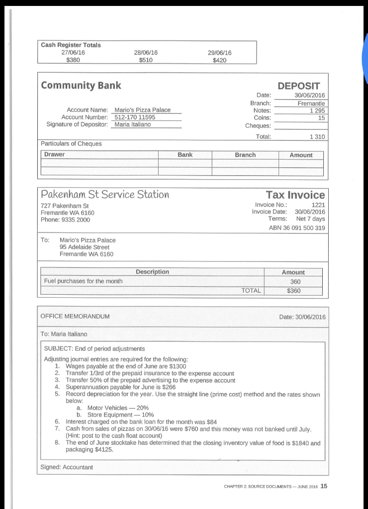 background: Mario's Pizza Palace Mario's Pizza Palace is a small business that