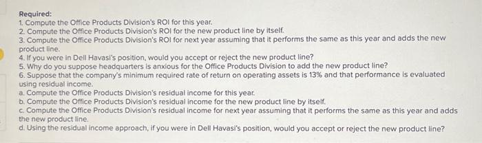 Problem 10-18 Return on Investment (ROI) and Residual Income [LO10-1, LO10-2] I