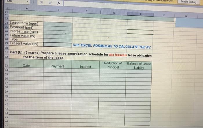 criteria under ASPE to determine whether the equipment lease should be treated