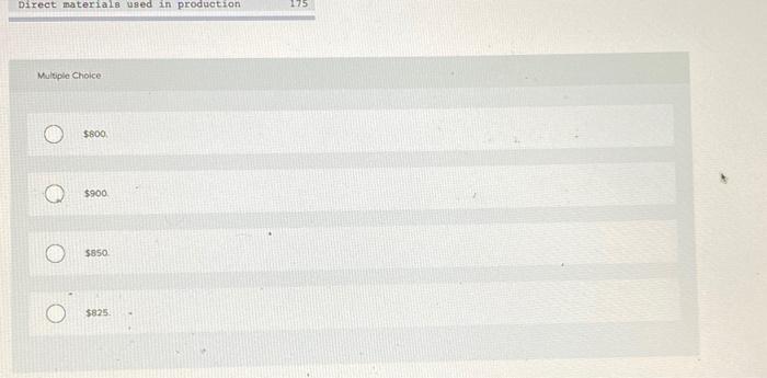 30 using the following information Work-In-Process Inventory, April 30 Direct material purchased