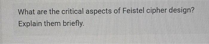  This question is under cryptography and network security What are the