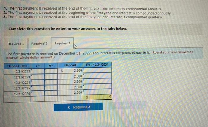 under each of the following situations: EVO 51. PV of S. EVA