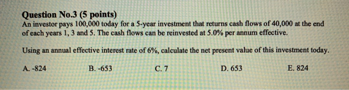 please solve this problem without using Excel and show all steps. Question