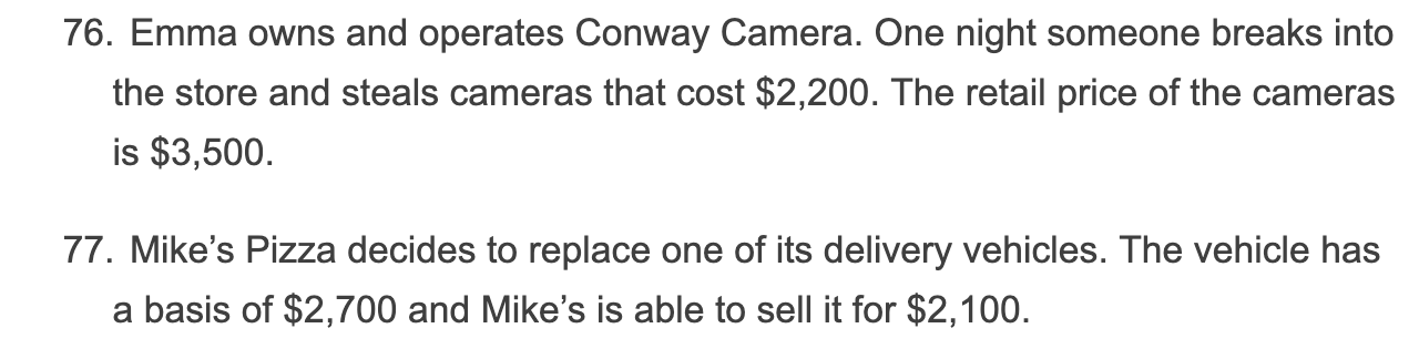 possible tax consequences of each issue that you identify. 72. Anton is