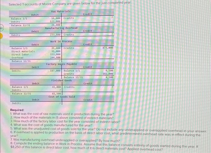 Please help with req 1-8. Thank you 1. What was the cost
