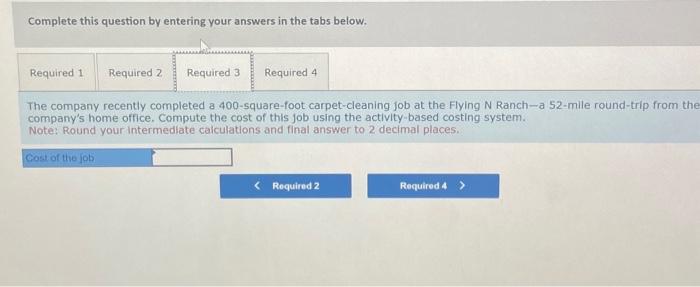 answers to 2 decimal places. Required: 1. Prepare the first-stage allocation of