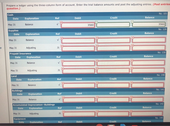 on May 1, 2015. Its trial balance before adjustment on May 31