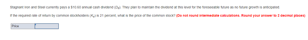 future growth is an Round yor answer to 2 decimal places)