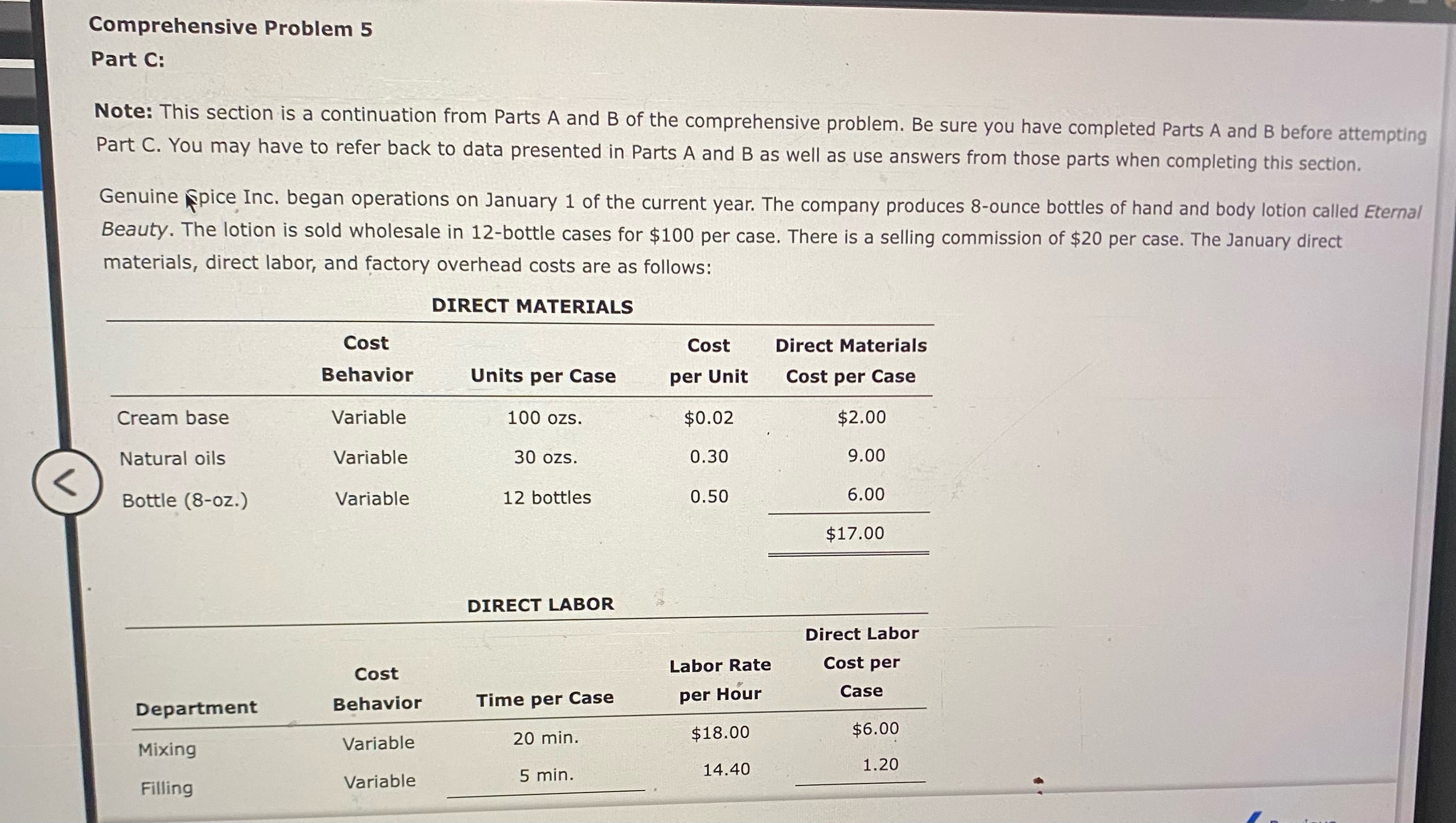 11. Determine and interpret the direct labor rate and time variances