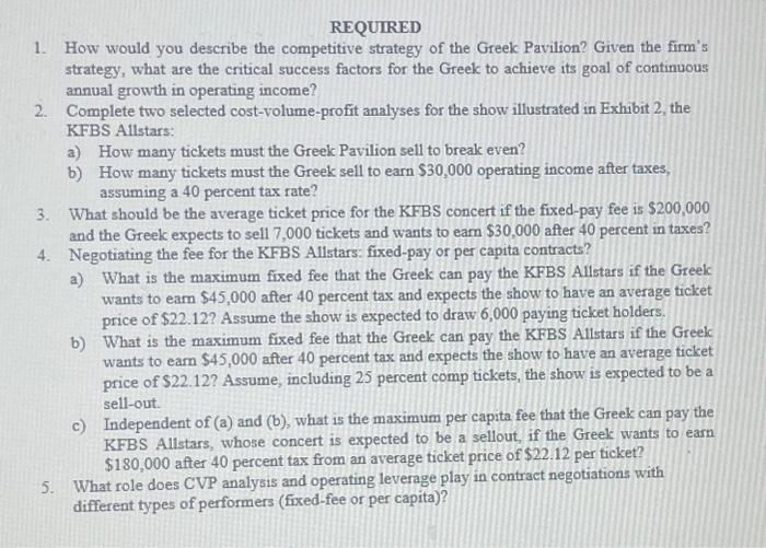 Given the firm's strategy, what are the critical success factors for the