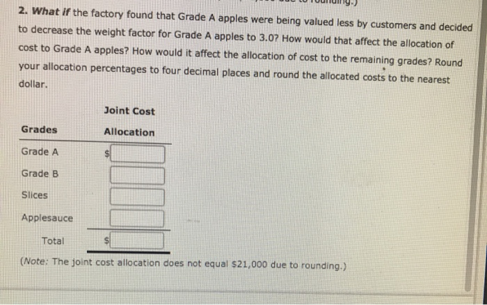 purchases apples from local orchards and sorts them into four categories Grade
