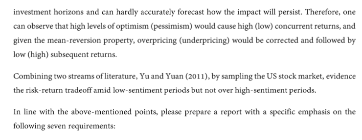 (Indian Stock Market), and present descriptive statistics of conditional volatility. (600-700 words)