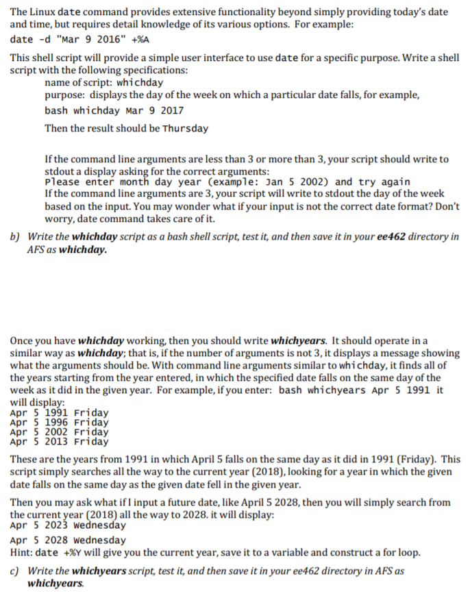  ((Procedure: These steps assume you are using the Ubuntu Linux. Shell