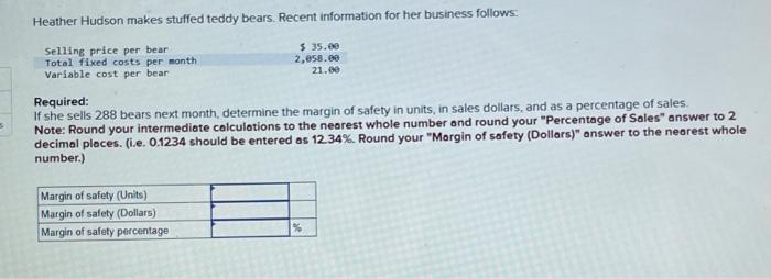  S Heather Hudson makes stuffed teddy bears. Recent information for her