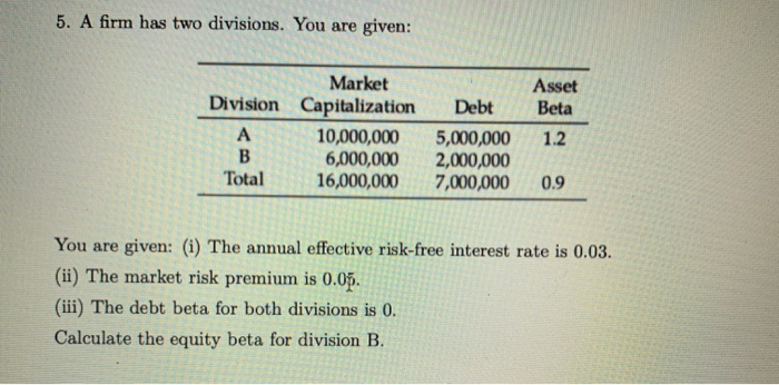 please solve this problem without using Excel and show all steps. 5.