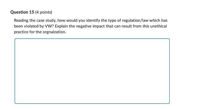  Reading the case study, how would you identify the type of