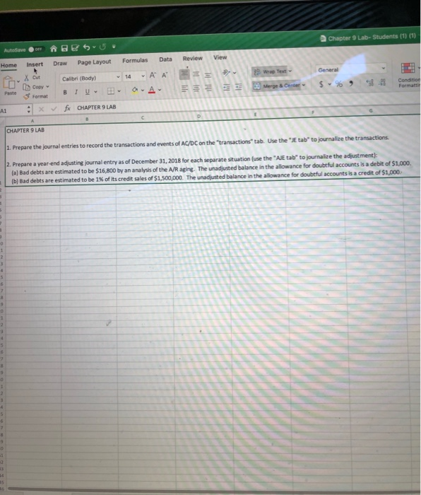  AutoSave & s Chapter 9 Lab-Students (1) Draw Page Layout Formulas