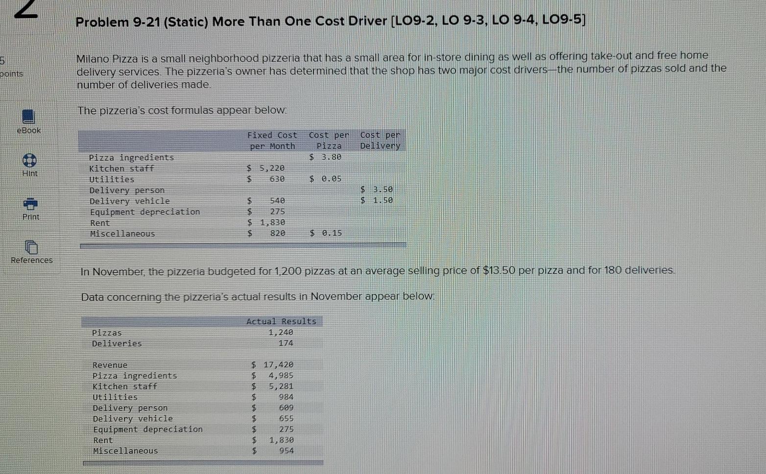 need the right answers 2 2 Problem 9-21 (Static) More Than