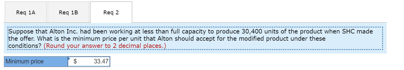 production capacity producing 36,000 units of a unique product. Manufacturing costs per