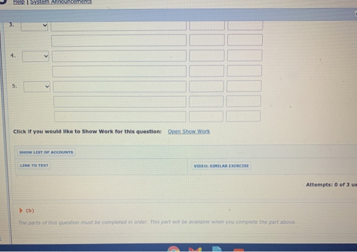 to Larkspur Co. On April 5, purchased merchandise on account from Flounder