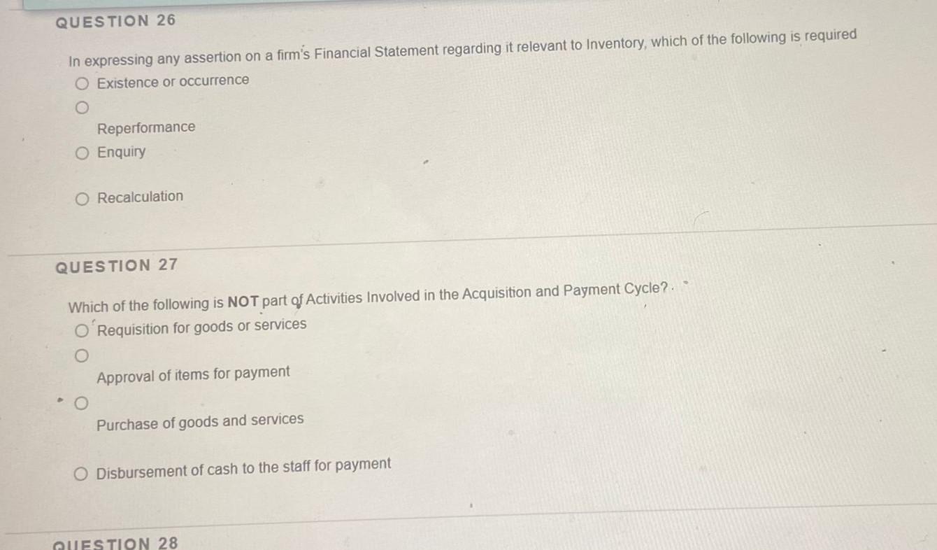 please fast As a senior auditor, kindly, Explain three (3) ways in