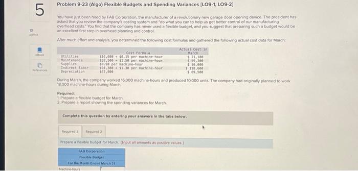  please answer req 1 and req 2. Thank You. Problem 9.23