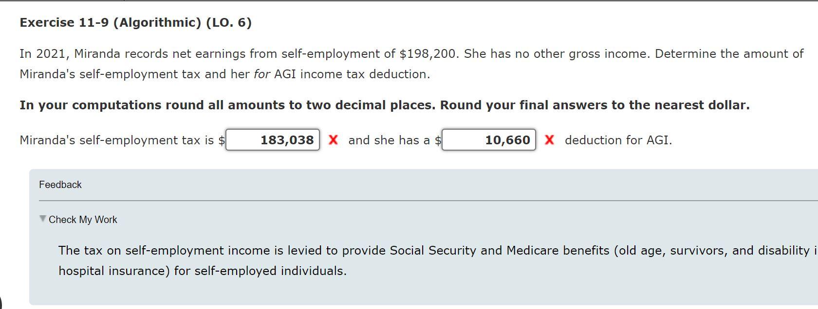  Exercise 11-9 (Algorithmic) (LO. 6) In 2021, Miranda records net earnings