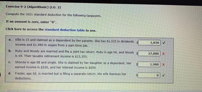 marginal and average tax rates for the following taxpayers. Click here to