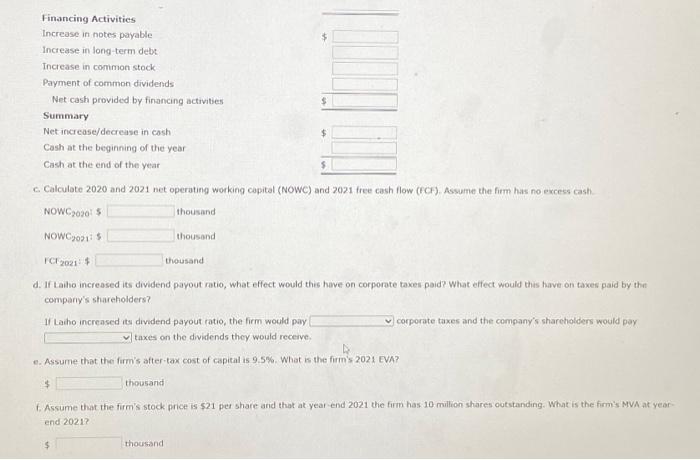 of net foxed assets, interest was $9,441,000, the corporate tax rate was