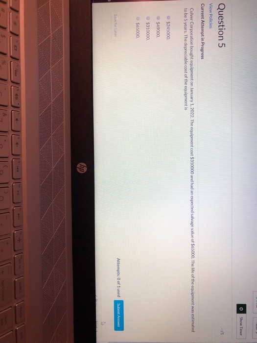 and labor costs in testing equipment. $910 oil lubricants and supplies to