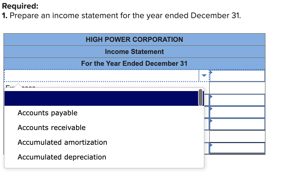 the president of High Power Corporation. At the end of the first