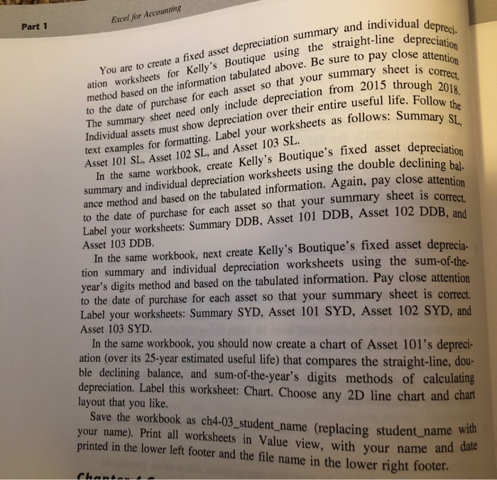 following fixed assets as of December 31, 2018: Descriptiorn Asset # Asset