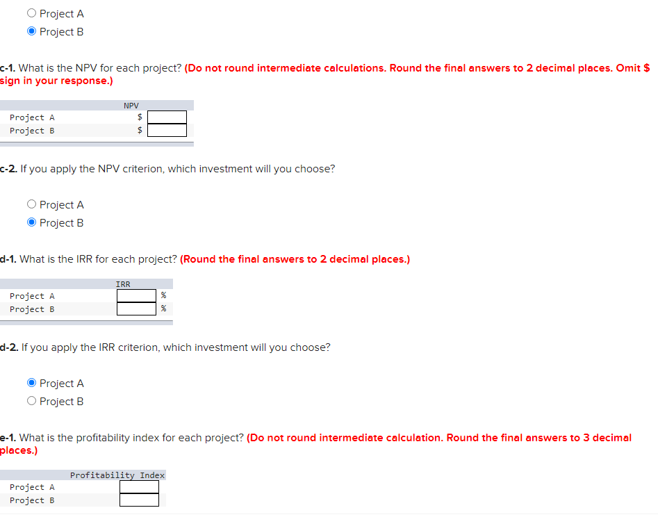 Flow Year 0 1 -$549,000 144,000 164,000 84,000 475,000 Cash Flow (B)