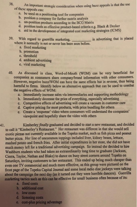 transactional selling c. relationship selling d. personal selling c. selling out 47.