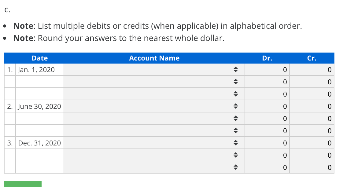 bonds pay cash interest semiannually each June 30, and December 31, and