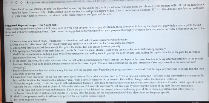 branches. You will create a program that is m choices as input.