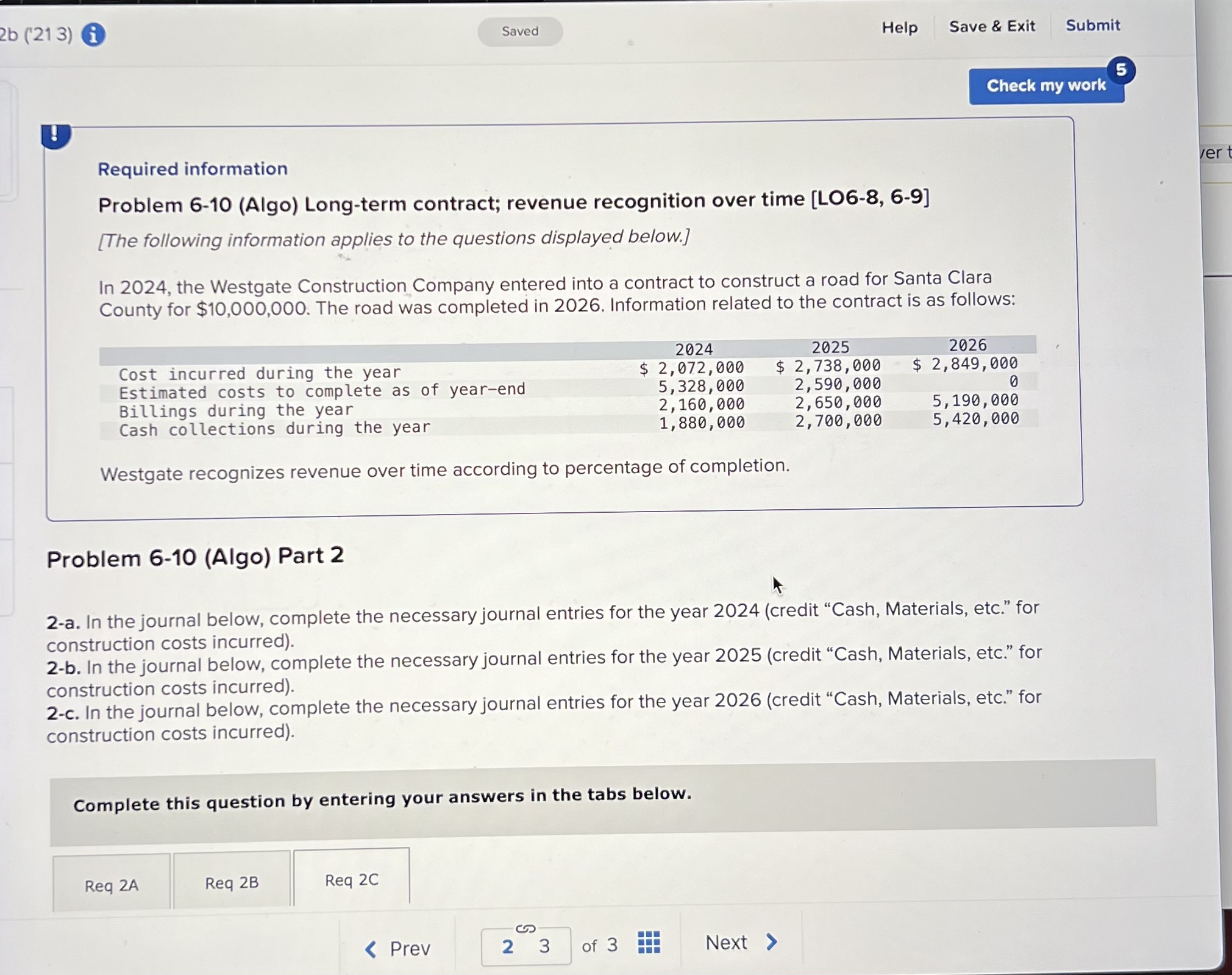 journal below, complete the necessary journal entries for the year 2025 (credit