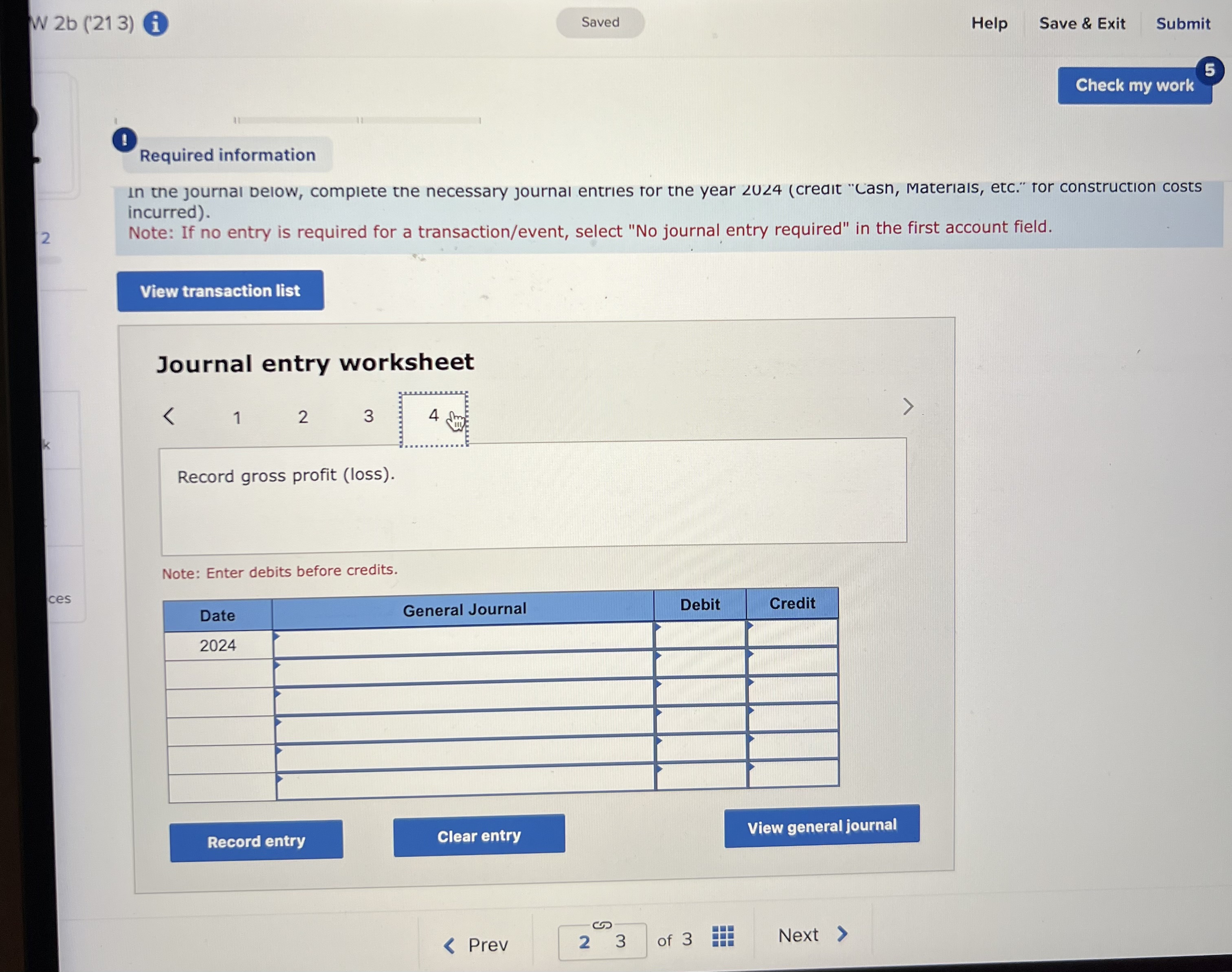 the journal below, complete the necessary journal entries for the year 2026