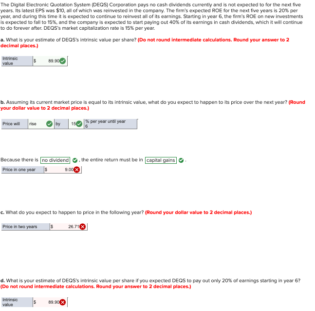 please do the ones marked wrong The Digital Electronic Quotation System (DEQS)