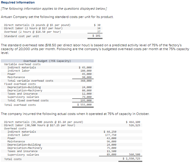 *Please Fill in the Blue Outlined Boxes Below, Problem Sections 1-4: Requlred: